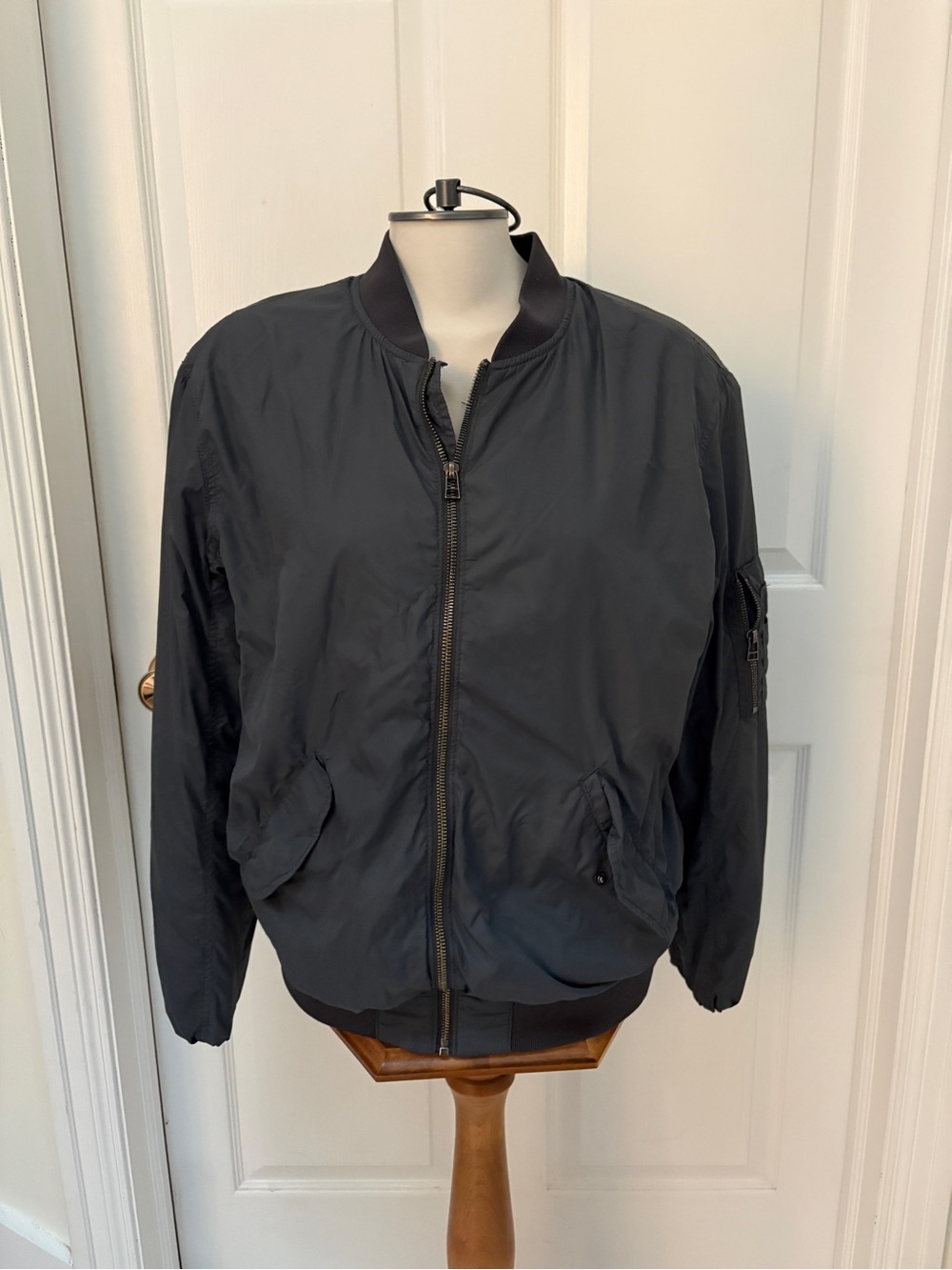 H&M Men's Black Bomber Jacket
